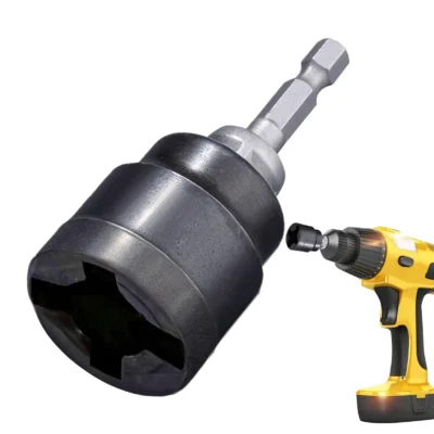 Universal tesoura carro jack adaptador rv estabilizador jack broca adaptador carro desmontar ferramenta de aço bola conjunta haste chave impacto ferramenta