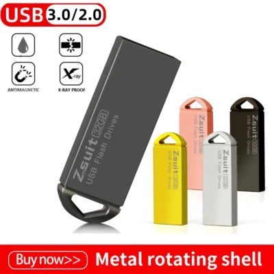 Novo metal usb 128gb usb flash drive de alta velocidade pen drive à prova dwaterproof água u disco 4gb 8g 16gb 32gendrive 3.0/2.0 memória vara usb presente