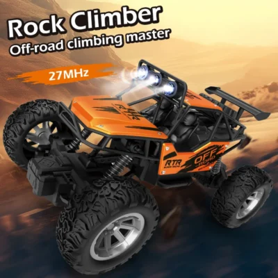 1: 20 carro de controle remoto off road, liga de escalada, montanha, brinquedo off road, carro de controle remoto, conjunto de caixa de presente de feriado infantil