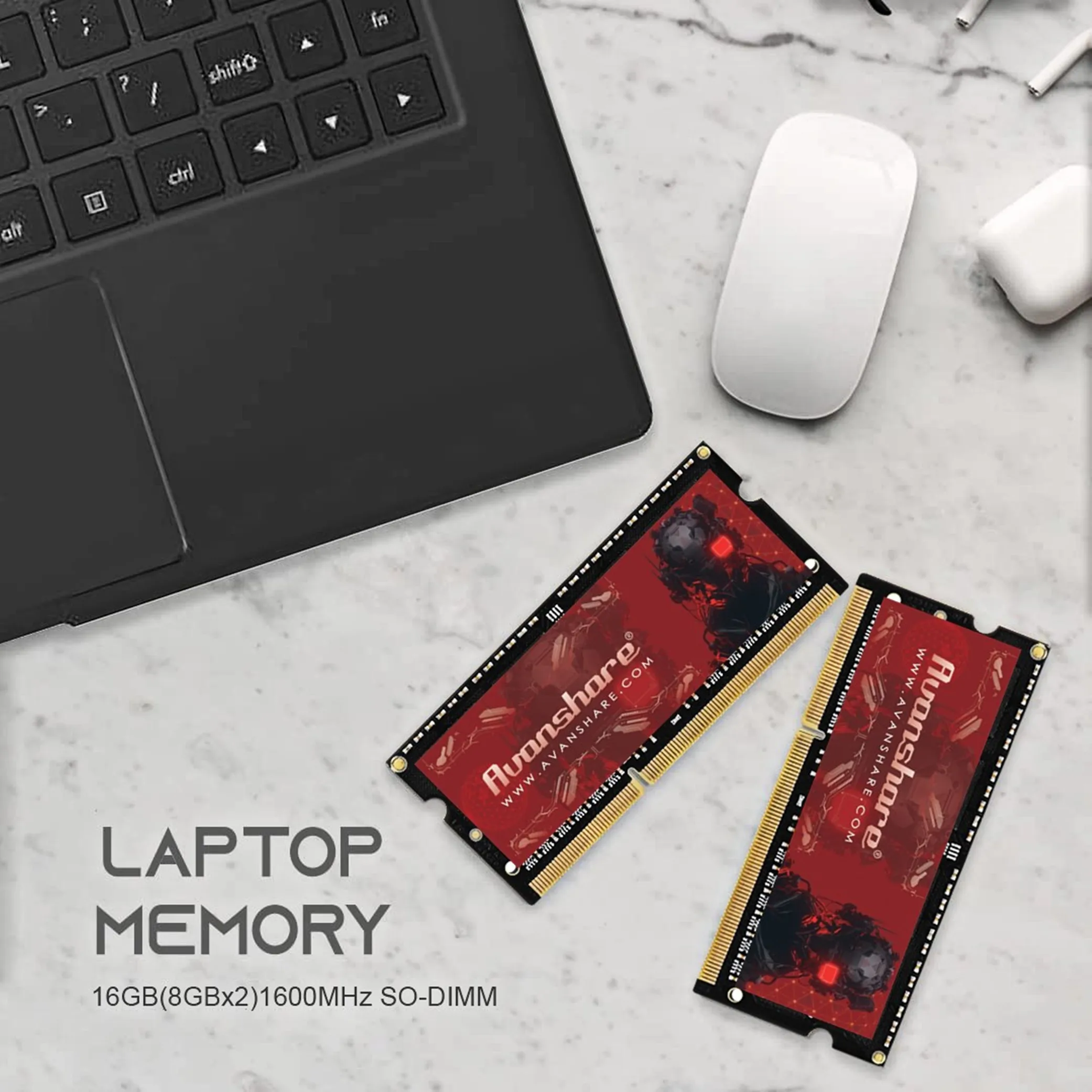 10 peças memória ram avanshare ddr3l ddr3 8gb 4gb ddr3 1600mhz 1333mhz SO-DIMM rams memoria 1.5v 1.35v para computador portátil notebook - Image 5