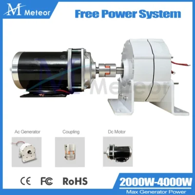 Gerador pmg de baixo rpm, 2kw, 3kw, 4kw, 12v, 24v, 48v, 96v, gerador de ímã permanente, energia alternativa com motor elétrico dc 24v 48v