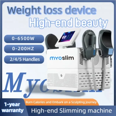 Mais novo myoslim neo rf escultura bunda elevador ems máquina 6500w hiemt estimulador muscular corpo moldar equipamentos de massagem