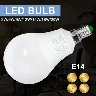 Lâmpada led e27 lâmpada 220v luzes e14 spotlight 240v lampada leds lustres 3w 6 9 12 15 18 20 bombillas para casa ampola