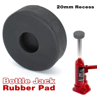 Garrafa jack almofada de borracha adaptador antiderrapante suporte ponto adaptador ferramenta elevador do carro para 2 toneladas garrafa jacks acessórios de automóvel 60x20mm