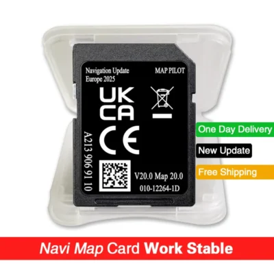Um 2139069110 V20 mais recente mapa 2025 europa sat nav cartão sd 32gb para mercedes glc c e v x-class w205 x253 w213 br447 carro