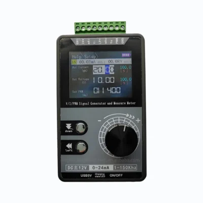 Novo gerador de sinal de tensão de corrente pwm de precisão 0-20ma 4-20ma 0-10v simulador de fonte 0-50v 50ma medidor de medição calibrador