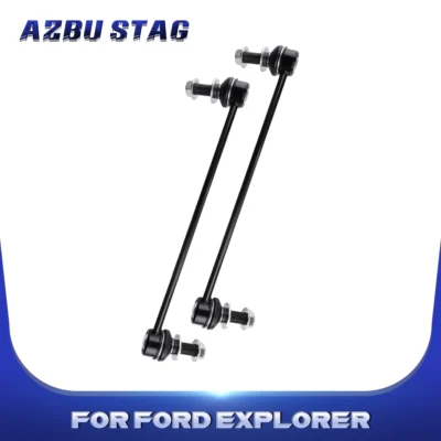 AzbuStag 2 unidades de suspensão de ligação frontal da barra estabilizadora para FORD EXPLORER 2011 2012 2013 2014 2015 2016 2017 2018 BB5Z5K483A
