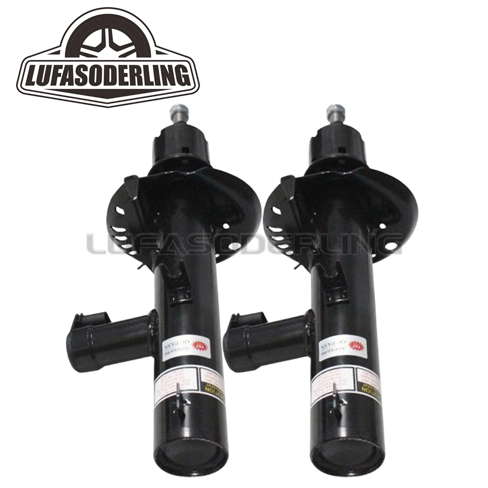 2 amortecedores dianteiros com elétrico para vw passat b8 golf 7 vii mk7 assento skoda 5qf413031ac 5qf413032a 5q0413031f 5q0413031fa novo