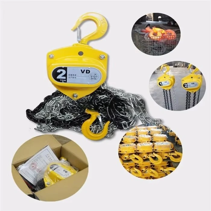Talha de pulseira manual 12V para elevação de carga polia de metal com corrente G80 250 kg 500 kg 1 tonelada 3 toneladas 1,5 toneladas 5 toneladas de capacidade - Image 3