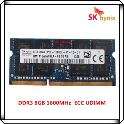 Memória do portátil do Sk-hynix ddr3, 8gb, 2rx8, ep3l, 12800e, ecc, pc3l, 1600mhz