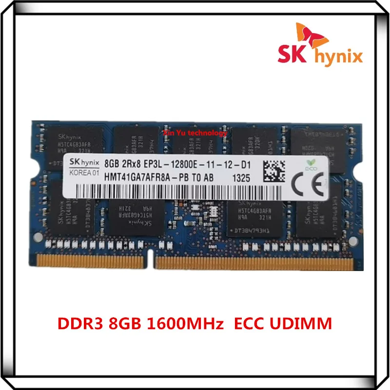 Memória do portátil do Sk-hynix ddr3, 8gb, 2rx8, ep3l, 12800e, ecc, pc3l, 1600mhz