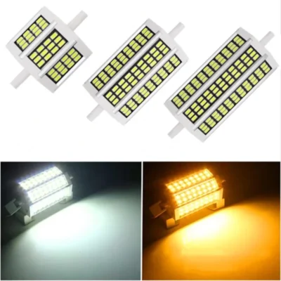 220v r7s led holofote 5w 10 13 20 smd 5733 78mm 118mm 135mm 189mm led holofote lâmpada para holofote quadrado ao ar livre