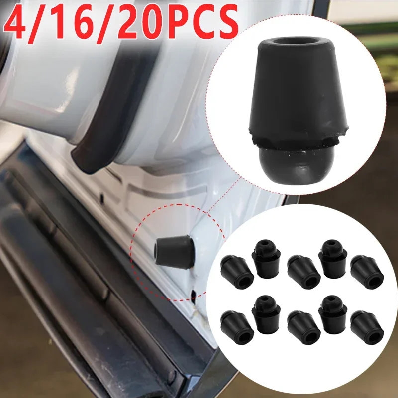 Amortecedor de borracha para porta de carro, protetor de borracha para porta de carro, junta absorvente de choque, almofadas de borracha para porta de carro, adesivo anti-choque - Image 4
