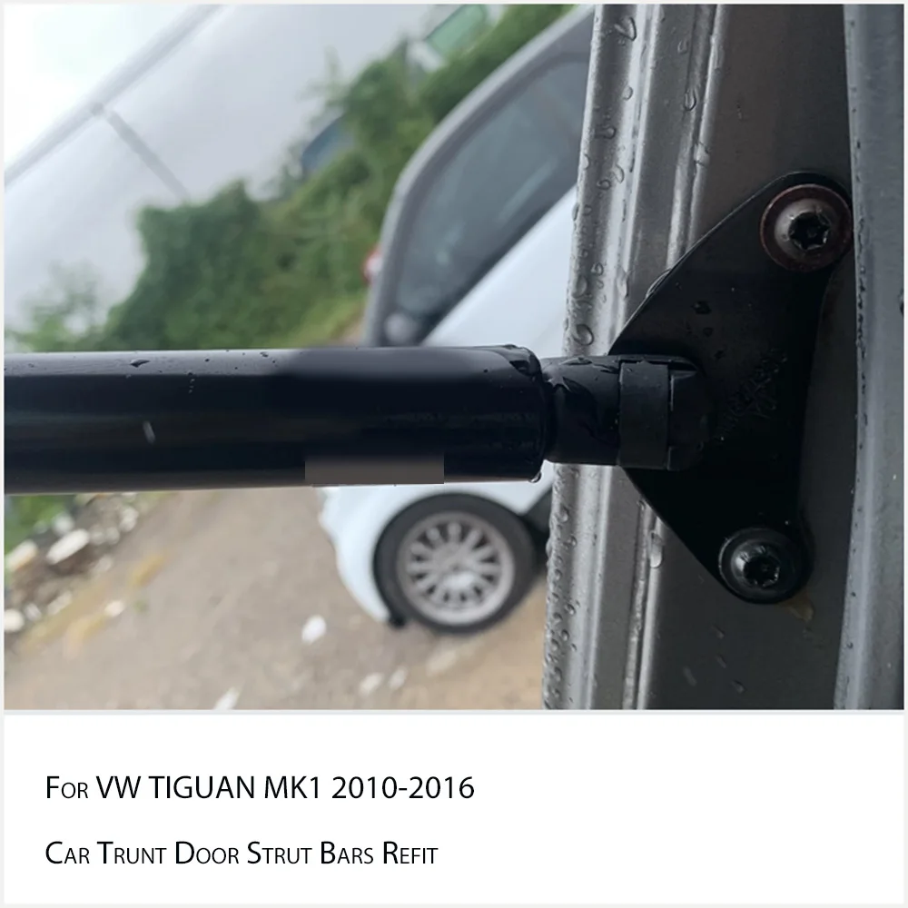 Para vw tiguan mk1 2010-2016 porta traseira caixa tronco apoio haste de elevador hidráulico suporte primavera barras de choque suporte acessórios - Image 4