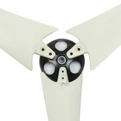 Lâminas de turbina eólica, fáceis de instalar, FRP Light Low Starting Torque, branco estável, fácil de usar, 550mm, 1Pc