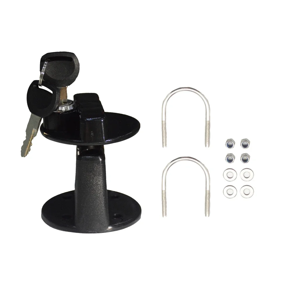 Novo bloqueio seguro da motocicleta 5l latas de plástico tanque combustível gás backup emergência suv motocicleta gasolina diesel armazenamento tanque gás com bloqueio - Image 4