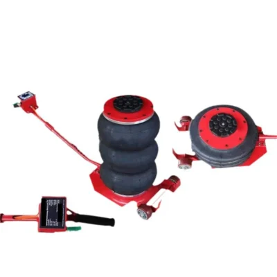 Jack de ar de 3.8ton/6600 lbs, jack de ar de saco triplo, jack de airbag com seis tubos de aço, jack pneumático de levantamento rápido, alça longa ajustável