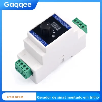 Gerador de sinal de corrente montado em trilho, dc24v ac220v 0-20ma/4-20ma, válvula analógica rs485, regulação de velocidade de conversão de frequência