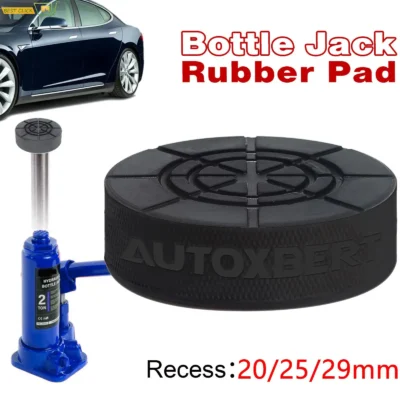 Almofadas para jacks de garrafa de borracha de carro, adaptador de ponto de suporte, ferramenta de reparo de remoção para jacks de garrafa de 2 - 8 toneladas, almofada de elevação automática, novo
