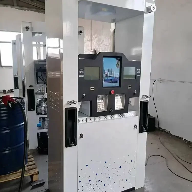 Equipamento de serviço de estação de gasolina 2 bicos Estação de gasolina digital Bomba Tatsuno Distribuidor de combustível móvel - Image 6