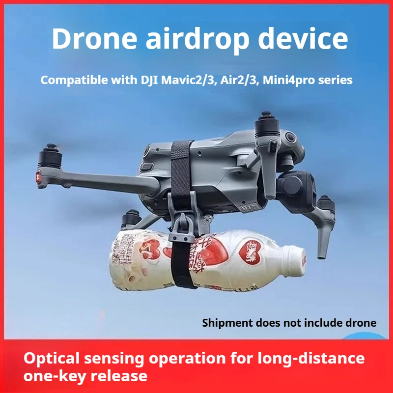 Sistema universal de queda de ar para drones, compatível com DJI Air3/2S/Mini4/Mavic 3 Pro, para quedas de pagamento.