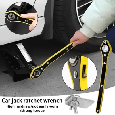 Chave de Rodas para Carro, Ferramenta Universal de Montagem em Carro, Chave de Catraca para Desmontagem de Pneus, Ferramenta que Economiza Trabalho