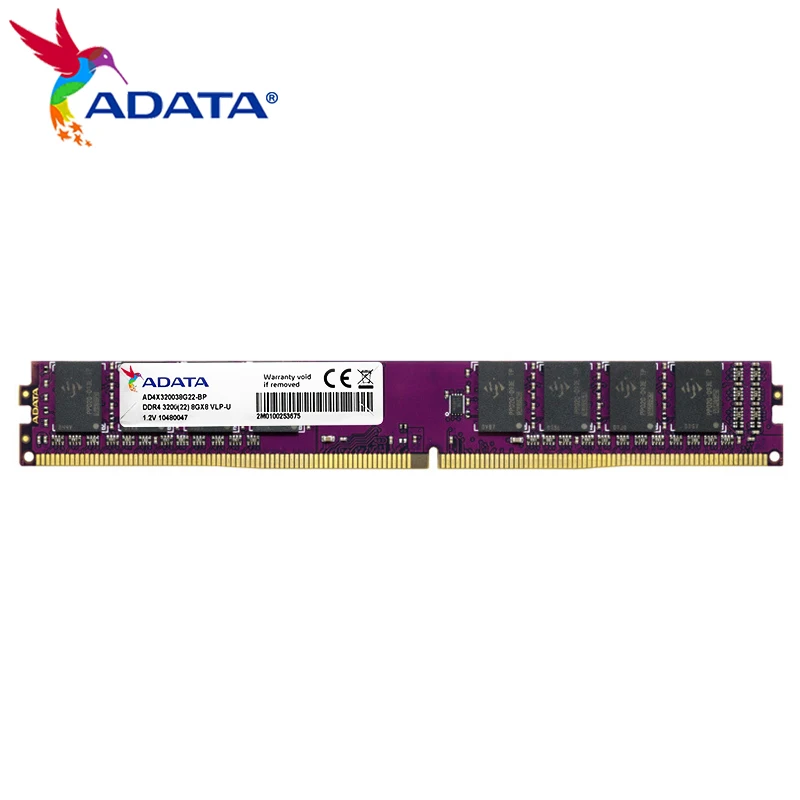 Memória Original ADATA VLP DDR4 3200MHZ Módulo RAM de 288 Pinos 8GB 16GB de Baixo Consumo para Computador Desktop - Image 6