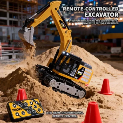 1/64 2.4g rc escavadeira engenharia veículo liga desktop rc caminhão basculante escavadeira de controle remoto engenharia carro brinquedo HG4-301