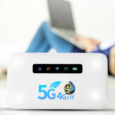 Portátil 4G Mobile WiFi Hotspot, Roteador Sem Fio, CAT4, 150Mbps, 2600mAh Bateria, Slot para Cartão SIM, Viagem ao ar livre