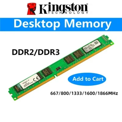 Kingston memória ram pc2 ddr2 2gb 800mhz 667mhz pc3 ddr3 4gb 8gb 1333mhz 1600mhz 1866mhz ddr3 ram modelo de memória de desktop