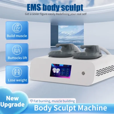 NOVO Aparelho Myoslim Mini Nova RF para Estimulação Muscular 200HZ EMS, Escultura Corporal, Queima de Gordura e Emagrecimento Eletromagnético