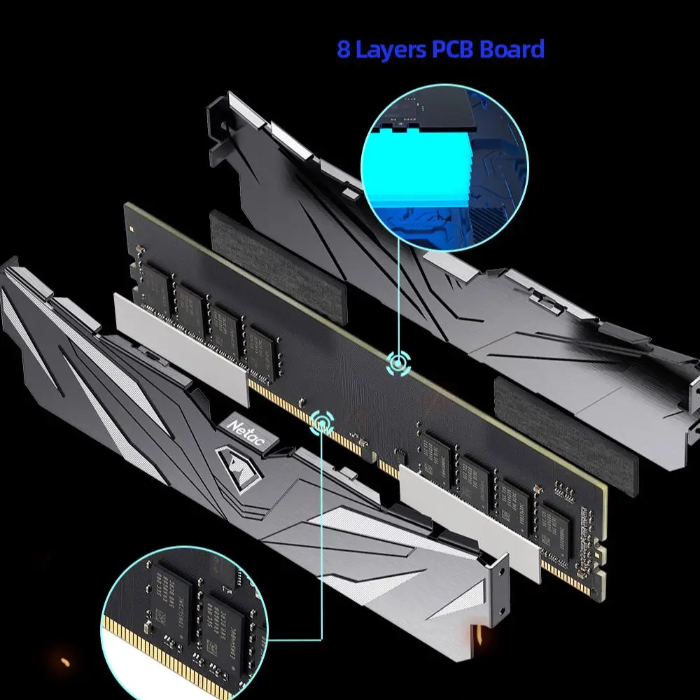 Intel AMD Motherboards, Memória RAM, DDR4, 3200MHz, 3600MHz, 32GB, 16GB x 2, 4800MHz - Image 4