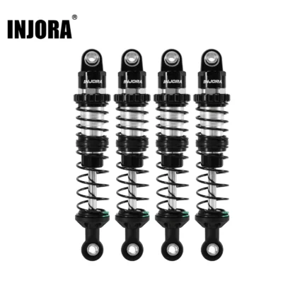 Choques de óleo de mola de taxa dupla INJORA DRX para rastreadores 1/10 RC, 80 mm / 90 mm / 100 mm / 110 mm / 120 mm