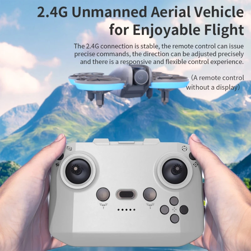 Drone Lenovo E69 com Câmera Dupla HD 8K, Fluxo Óptico, Controle por Tela, Fotografia Aérea e Motor Brushless, Aeronave de Controle Remoto - Image 5