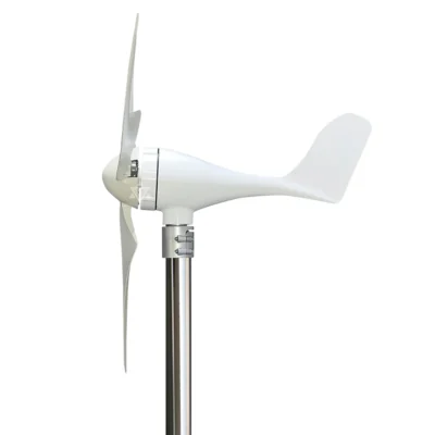 Pequeno Gerador de Turbina Eólica 400W, 2 m/s, Baixa Velocidade de Início, AC12 V 24V, Controlador MPPT, Flexível Monte 3 ou 5 Lâminas com LED