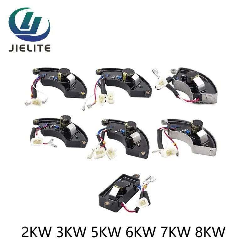 Estabilizador automático do regulador de tensão do gerador a gasolina single2kw 3kw 5kw 6kw 6.5k 7kw 8kw avr trifásico para peças do gerador