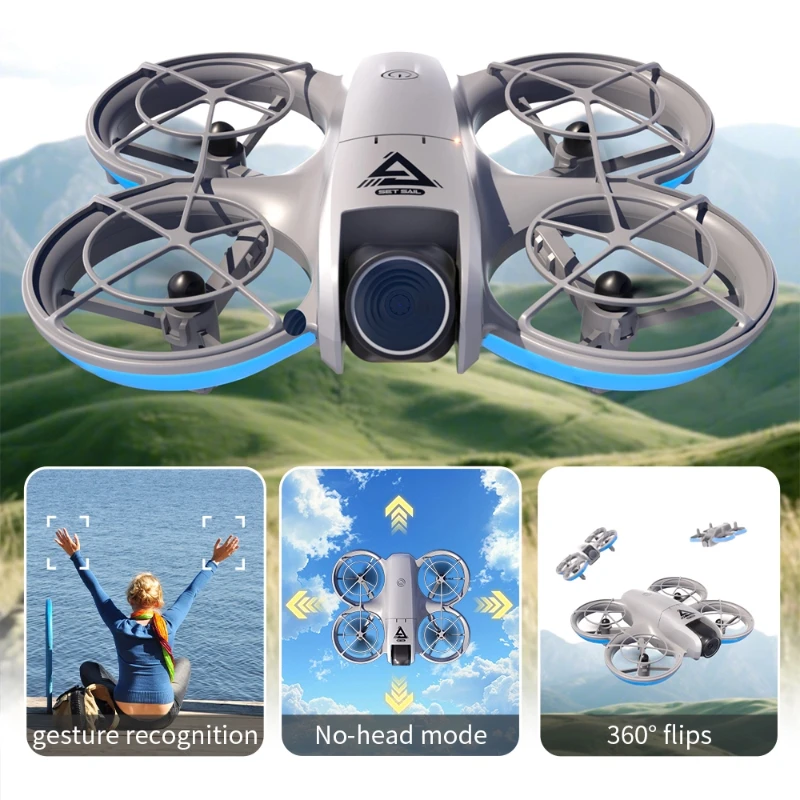 Drone Lenovo E69 com Câmera Dupla HD 8K, Fluxo Óptico, Controle por Tela, Fotografia Aérea e Motor Brushless, Aeronave de Controle Remoto - Image 6