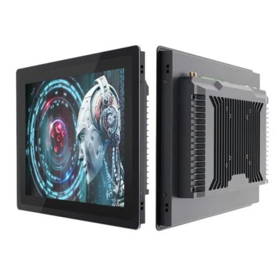 Computador de painel embutido de 12,1/15/17/19 polegadas com tela de toque capacitiva IP65 Intel Core i3-3217U 4GB 64GB Módulo WIFI RS232 Com