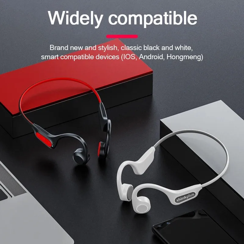 Escolha lenovo x3 pro tws bluetooth v5.3 sem fio condução óssea fone de ouvido ip56 à prova dip56 água música esportes fone para correr - Image 2