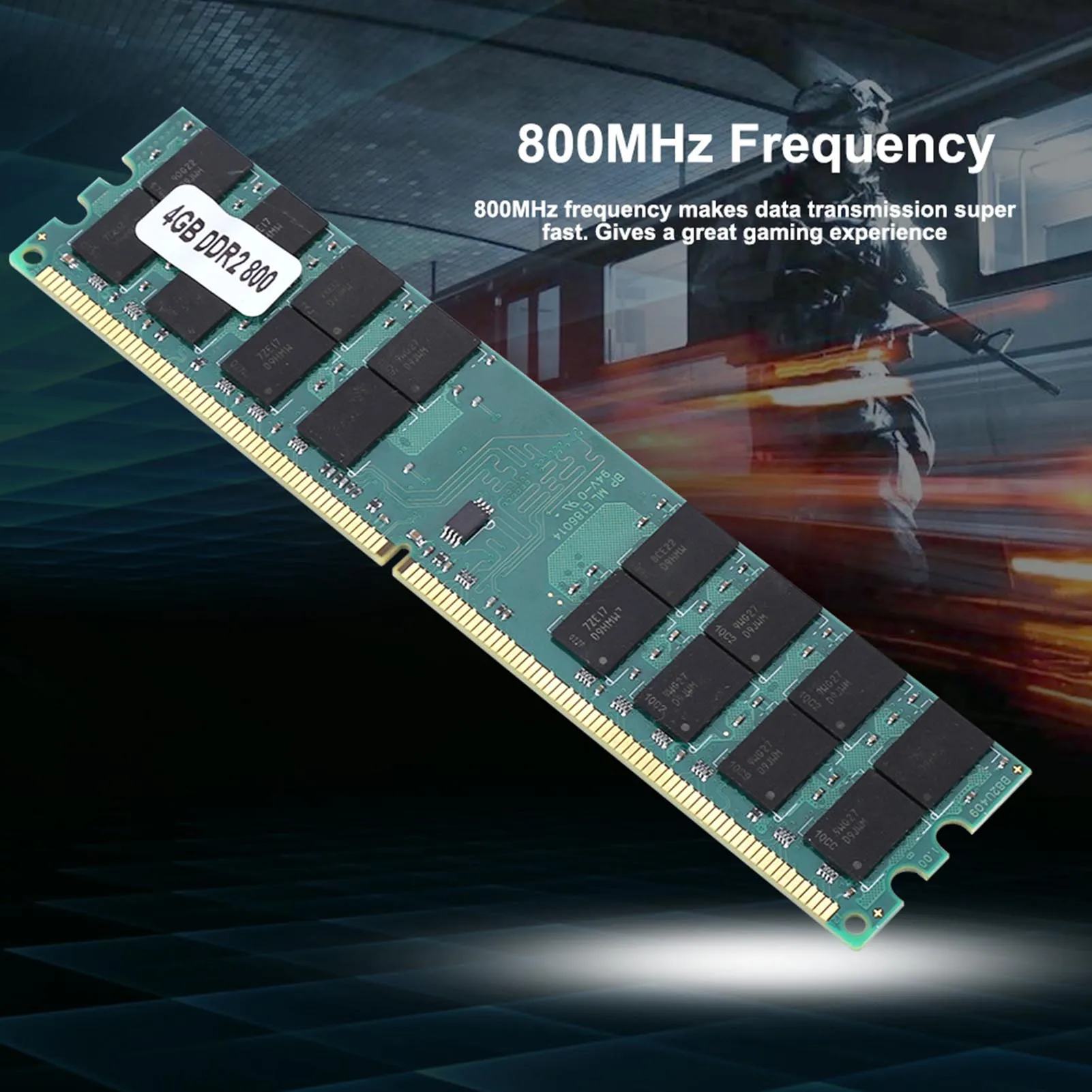 Módulo de memória DDR2 de 240 pinos, 4 GB de RAM, grande capacidade, plug and play, transmissão rápida de dados a 800 MHz, RAM DDR2 de 4 GB para AMD - Image 6