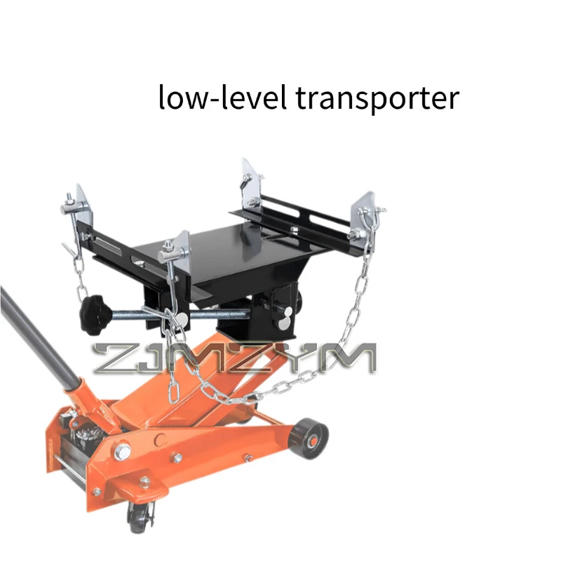 Macaco Hidráulico 3T com Bandeja Reforçada, Elevador de Baixa Altura para Transporte de Veículos Grandes, Suporte de Construção em Aço para Caixa de Câmbio, Ferramentas para Desmontagem de Carros - Image 2