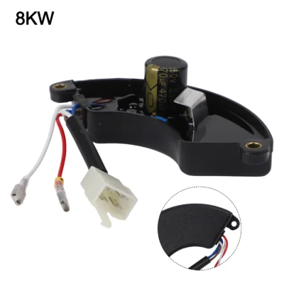 Regulador de tensão automático avr para gerador diesel de 5kw a 8kw, retificador de ponte de saída de onda completa embutido, regulador 50/60hz
