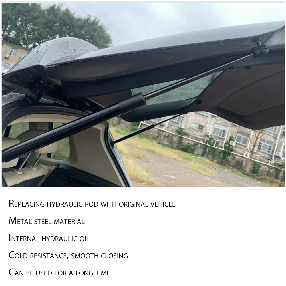 Para vw tiguan mk1 2010-2016 porta traseira caixa tronco apoio haste de elevador hidráulico suporte primavera barras de choque suporte acessórios - Image 2