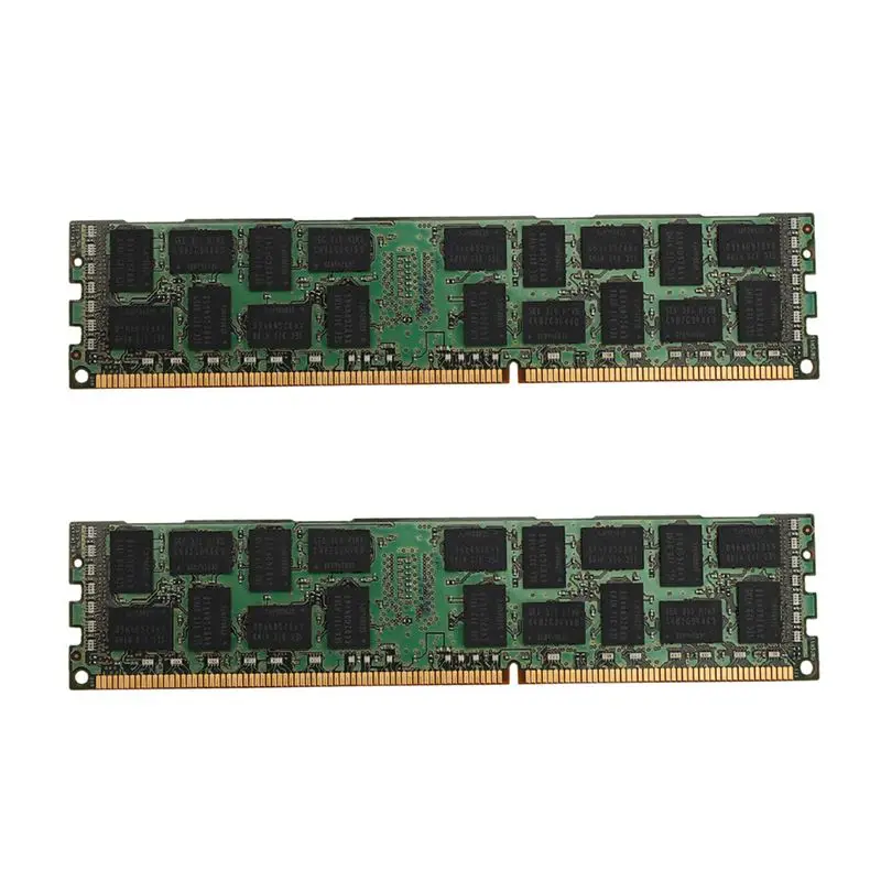 2X 8GB DDR3 1333MHZ Ecc Ram Memória PC3L-10600R 1.35V 2RX4 REG Ecc RAM para estação de trabalho de servidor