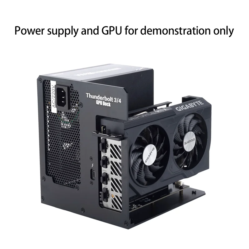 Egpu Thunderbolt 3/4 para pcie Suporte externo de placa gráfica por 7900XT/rtx4090 ATX fonte de alimentação pode ser instalado - Image 2