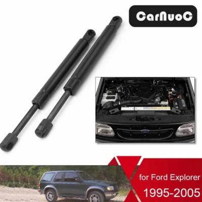 Par para ford explorer 1995 1996 1997 1998 1999 2000 2001-2005 capô dianteiro mola a gás suporte de elevação strut choque acessórios do carro