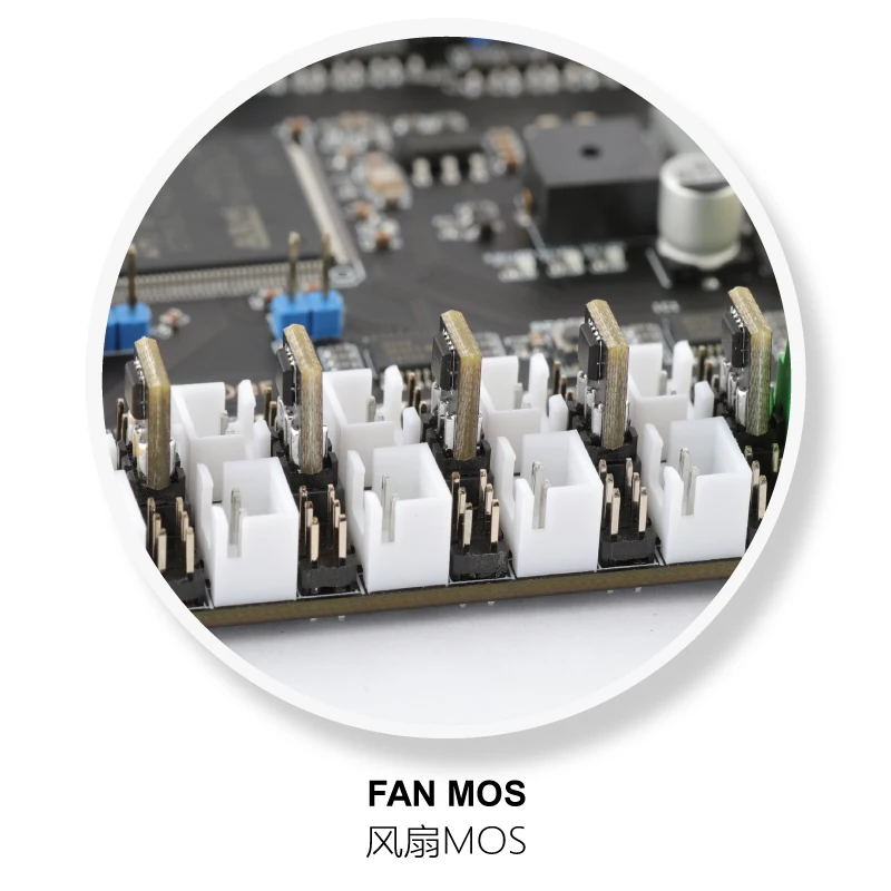 Mellow FLY Super ♾️ Placa Pro Board 3+5 HV 8 Eixos 32Bit 550MHz 2oz PCB de Alta Velocidade para Placa-Mãe de Impressora 3D RRF/Klipper Voron Vzbot - Image 3