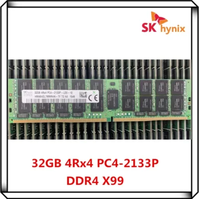 SK Hynix DDR4 32GB 4Rx4 2133P PC4 2133MHz ECC REG RDIMM Memória de servidor X99