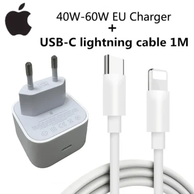 2025 original 40w-60w USB-C adaptador de alimentação para iphone 17 16 pro max tipo c carregador rápido para cabo apple para iphone 15 plus