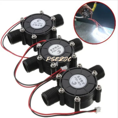 DC Micro Hidro Gerador Fluxo de Água Hidráulica, DIY 1/2 "Geradores de Energia Alternativa, 80V, 12V, 5V, 10W, Mais Recentes Hot, 1Pc